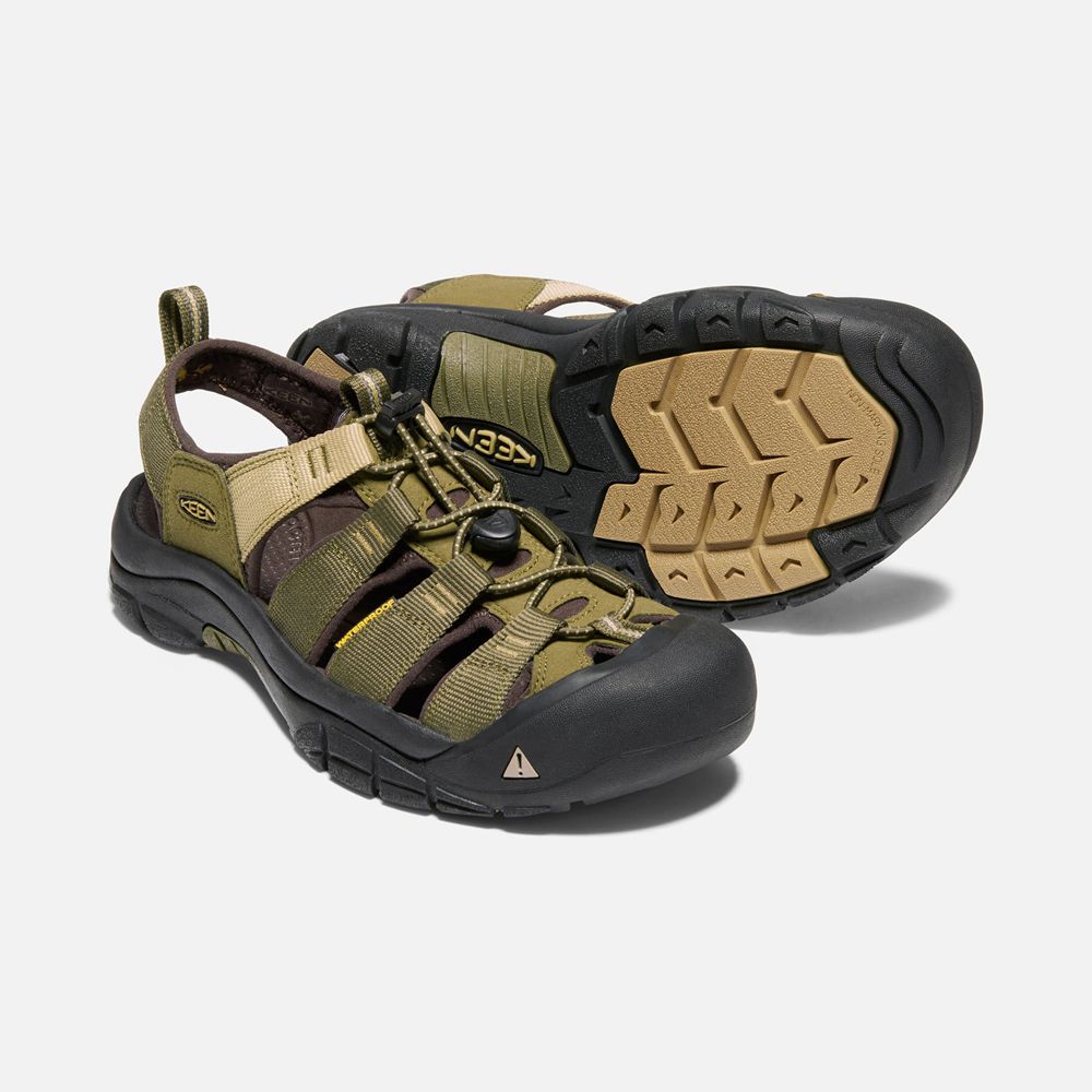 Sandalias Trekking Keen Mexico Verde Oscuro Oliva - Hombre Newport Hydro - YL6257418